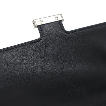 エルメス HERMES コンスタンス トゥーゴー ブラック ヴォーエプソン 長財布 シルバー金具 黒