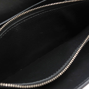 エルメス HERMES コンスタンス トゥーゴー ブラック ヴォーエプソン 長財布 シルバー金具 黒