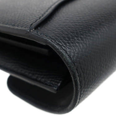 エルメス HERMES コンスタンス トゥーゴー ブラック ヴォーエプソン 長財布 シルバー金具 黒