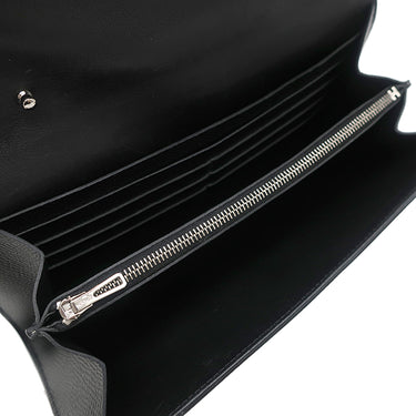 エルメス HERMES コンスタンス トゥーゴー ブラック ヴォーエプソン 長財布 シルバー金具 黒