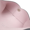 エルメス HERMES カルヴィ グリミスティ×モーブペール ヴォーエプソン カードケース シルバー金具 新品 未使用 【PO品】グレー ピンク