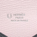 エルメス HERMES カルヴィ グリミスティ×モーブペール ヴォーエプソン カードケース シルバー金具 新品 未使用 【PO品】グレー ピンク