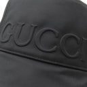 グッチ GUCCI ロゴ付き ナイロン バケットハット 813534 ブラック ナイロン 14039 ハット 黒