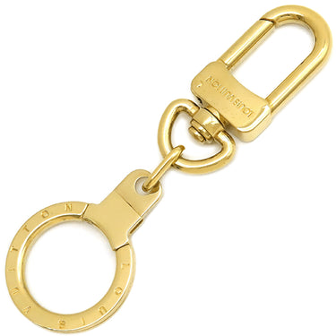 ルイヴィトン LOUIS VUITTON アノクレ キーリング M62694 ゴールド GP キーホルダー