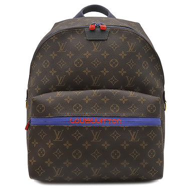 ルイヴィトン LOUIS VUITTON アポロ バックパック M43849 モノグラム モノグラムキャンバス レザー リュック・デイパック ゴールド金具 茶 青 メタリックブルー金具 キムジョーンズ
