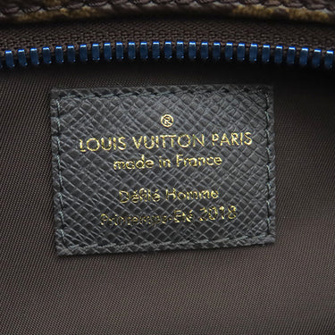 ルイヴィトン LOUIS VUITTON アポロ バックパック M43849 モノグラム モノグラムキャンバス レザー リュック・デイパック ゴールド金具 茶 青 メタリックブルー金具 キムジョーンズ