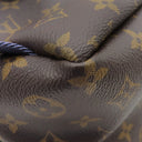 ルイヴィトン LOUIS VUITTON アポロ バックパック M43849 モノグラム モノグラムキャンバス レザー リュック・デイパック ゴールド金具 茶 青 メタリックブルー金具 キムジョーンズ