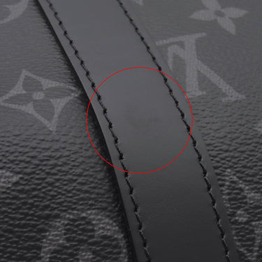 ルイヴィトン LOUIS VUITTON キーポル バンドリエール 45 M40569 モノグラムエクリプス レザー モノグラムエクリプスキャンバス ボストンバッグ シルバー金具 旅行バッグ