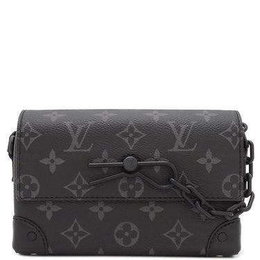 ルイヴィトン LOUIS VUITTON スティーマー ウェアラブル ウォレット M81783 モノグラムエクリプス モノグラムキャンバス モノグラムエクリプスキャンバス ショルダーバッグ マットブラック金具 黒 斜め掛け
