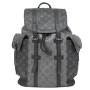 ルイヴィトン LOUIS VUITTON クリストファー PM M46331 モノグラムエクリプス レザー モノグラムエクリプスリバースキャンバス リュック・デイパック シルバー金具 黒 グレー バッグパック