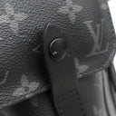 ルイヴィトン LOUIS VUITTON クリストファー PM M46331 モノグラムエクリプス レザー モノグラムエクリプスリバースキャンバス リュック・デイパック シルバー金具 黒 グレー バッグパック