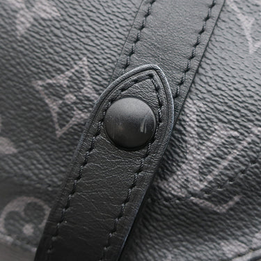 ルイヴィトン LOUIS VUITTON クリストファー PM M46331 モノグラムエクリプス レザー モノグラムエクリプスリバースキャンバス リュック・デイパック シルバー金具 黒 グレー バッグパック