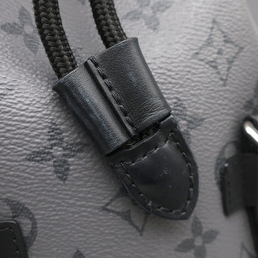 ルイヴィトン LOUIS VUITTON クリストファー PM M46331 モノグラムエクリプス レザー モノグラムエクリプスリバースキャンバス リュック・デイパック シルバー金具 黒 グレー バッグパック
