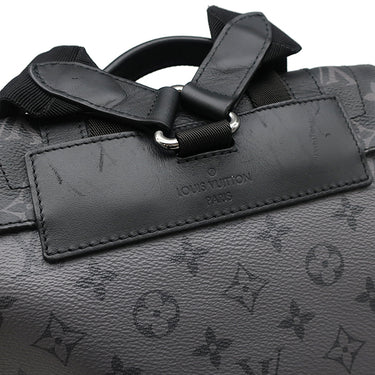 ルイヴィトン LOUIS VUITTON クリストファー PM M46331 モノグラムエクリプス レザー モノグラムエクリプスリバースキャンバス リュック・デイパック シルバー金具 黒 グレー バッグパック