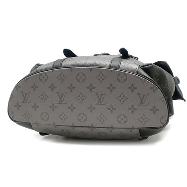 ルイヴィトン LOUIS VUITTON クリストファー PM M46331 モノグラムエクリプス レザー モノグラムエクリプスリバースキャンバス リュック・デイパック シルバー金具 黒 グレー バッグパック