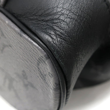 ルイヴィトン LOUIS VUITTON クリストファー PM M46331 モノグラムエクリプス レザー モノグラムエクリプスリバースキャンバス リュック・デイパック シルバー金具 黒 グレー バッグパック