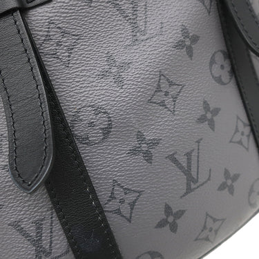 ルイヴィトン LOUIS VUITTON クリストファー PM M46331 モノグラムエクリプス レザー モノグラムエクリプスリバースキャンバス リュック・デイパック シルバー金具 黒 グレー バッグパック