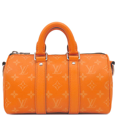 ルイヴィトン LOUIS VUITTON キーポル バンドリエール25 M31044 オレンジ モノグラムキャンバス タイガ 2WAYバッグ シルバー金具 ショルダーバッグ ハンドバッグ