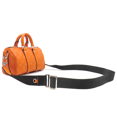 ルイヴィトン LOUIS VUITTON キーポル バンドリエール25 M31044 オレンジ モノグラムキャンバス タイガ 2WAYバッグ シルバー金具 ショルダーバッグ ハンドバッグ