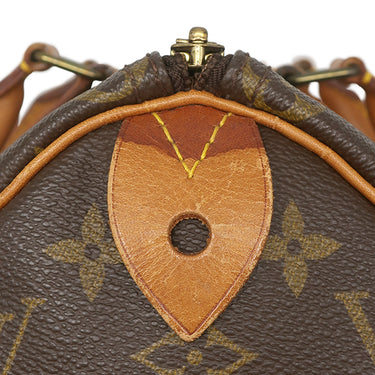 ルイヴィトン LOUIS VUITTON スピーディ 25 M41528 モノグラム モノグラムキャンバス ハンドバッグ ゴールド金具 ボストン 鍵・パドロック欠品