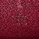 ルイヴィトン LOUIS VUITTON ポルトフォイユ クレマンス M60742 フューシャ モノグラムキャンバス 長財布 ゴールド金具 ピンク ラウンドファスナー