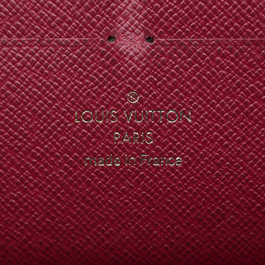 ルイヴィトン LOUIS VUITTON ポルトフォイユ クレマンス M60742 フューシャ モノグラムキャンバス 長財布 ゴールド金具 ピンク ラウンドファスナー