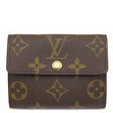 ルイヴィトン LOUIS VUITTON ラドロー M61927 モノグラム モノグラムキャンバス コインケース ゴールド金具 茶 小銭入れ カードケース 二つ折り