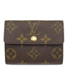 ルイヴィトン LOUIS VUITTON ラドロー M61927 モノグラム モノグラムキャンバス コインケース ゴールド金具 茶 小銭入れ カードケース 二つ折り