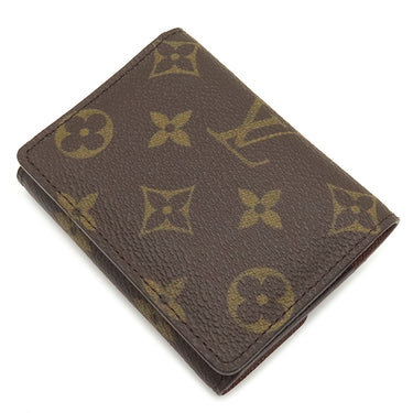 ルイヴィトン LOUIS VUITTON ラドロー M61927 モノグラム モノグラムキャンバス コインケース ゴールド金具 茶 小銭入れ カードケース 二つ折り