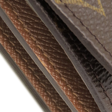 ルイヴィトン LOUIS VUITTON ラドロー M61927 モノグラム モノグラムキャンバス コインケース ゴールド金具 茶 小銭入れ カードケース 二つ折り