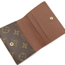 ルイヴィトン LOUIS VUITTON ラドロー M61927 モノグラム モノグラムキャンバス コインケース ゴールド金具 茶 小銭入れ カードケース 二つ折り