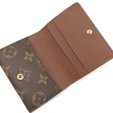 ルイヴィトン LOUIS VUITTON ラドロー M61927 モノグラム モノグラムキャンバス コインケース ゴールド金具 茶 小銭入れ カードケース 二つ折り