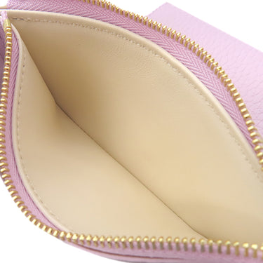 ルイヴィトン LOUIS VUITTON ポルトフォイユ カプシーヌ コンパクト M82167 ウィステリア レザー 三つ折り財布 ゴールド金具 LVロゴ