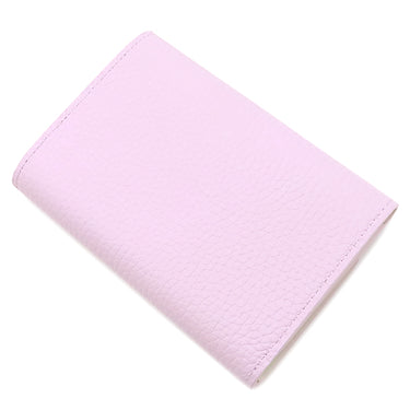 ルイヴィトン LOUIS VUITTON ポルトフォイユ カプシーヌ コンパクト M82167 ウィステリア レザー 三つ折り財布 ゴールド金具 LVロゴ