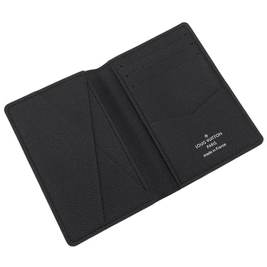 ルイヴィトン LOUIS VUITTON オーガナイザー ドゥ ポッシュ M61696 モノグラムエクリプス レザー モノグラムエクリプスキャンパス カードケース 黒 名刺入れ