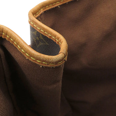 ルイヴィトン LOUIS VUITTON バティニョール ヴェルティカル M51153 モノグラム モノグラムキャンバス トートバッグ ゴールド金具 茶 トート