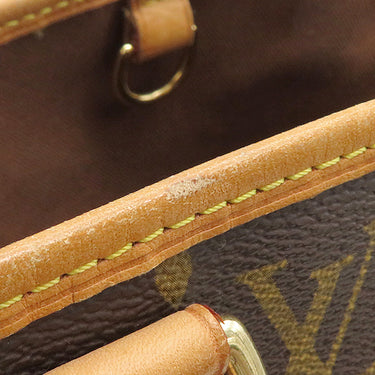 ルイヴィトン LOUIS VUITTON バティニョール ヴェルティカル M51153 モノグラム モノグラムキャンバス トートバッグ ゴールド金具 茶 トート
