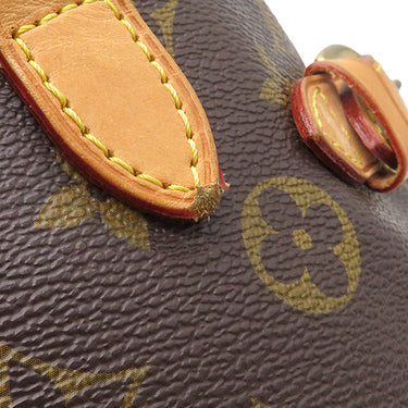 ルイヴィトン LOUIS VUITTON バティニョール ヴェルティカル M51153 モノグラム モノグラムキャンバス トートバッグ ゴールド金具 茶 トート