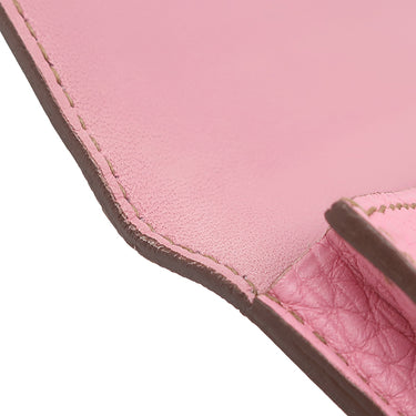 エルメス HERMES ドゴン カードケース ピンク トリヨンクレマンス コインケース シルバー金具 ミニ財布