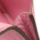 エルメス HERMES ドゴン カードケース ピンク トリヨンクレマンス コインケース シルバー金具 ミニ財布