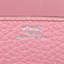 エルメス HERMES ドゴン カードケース ピンク トリヨンクレマンス コインケース シルバー金具 ミニ財布