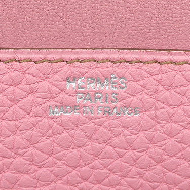 エルメス HERMES ドゴン カードケース ピンク トリヨンクレマンス コインケース シルバー金具 ミニ財布