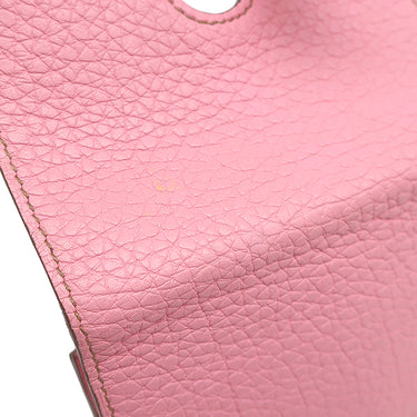 エルメス HERMES ドゴン カードケース ピンク トリヨンクレマンス コインケース シルバー金具 ミニ財布