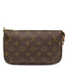 ルイヴィトン LOUIS VUITTON ポシェット アクセソワール M51980 モノグラム モノグラムキャンバス アクセサリーポーチ ゴールド金具 茶 ポーチ ハンドバッグ