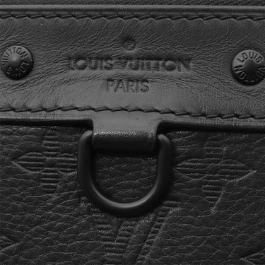 ルイヴィトン LOUIS VUITTON ポシェット ディスカバリー M62903 ブラック レザー モノグラムシャドウレザー クラッチバッグ マットブラック金具 黒 セカンドバッグ