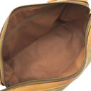 セリーヌ CELINE マカダム柄 ボストンバッグ ベージュ レザー PVC ボストンバッグ ゴールド金具 ハンドバッグ