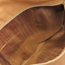 セリーヌ CELINE マカダム柄 ボストンバッグ ベージュ レザー PVC ボストンバッグ ゴールド金具 ハンドバッグ