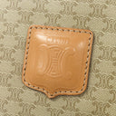 セリーヌ CELINE マカダム柄 ボストンバッグ ベージュ レザー PVC ボストンバッグ ゴールド金具 ハンドバッグ