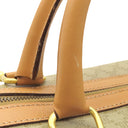 セリーヌ CELINE マカダム柄 ボストンバッグ ベージュ レザー PVC ボストンバッグ ゴールド金具 ハンドバッグ