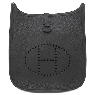エルメス HERMES エヴリンTPM ブラック トリヨンクレマンス ショルダーバッグ シルバー金具 黒